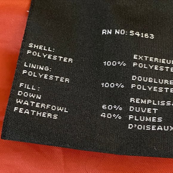 Andrew Marc Down Puffer Jacket, Orange - Picture 6 of 7